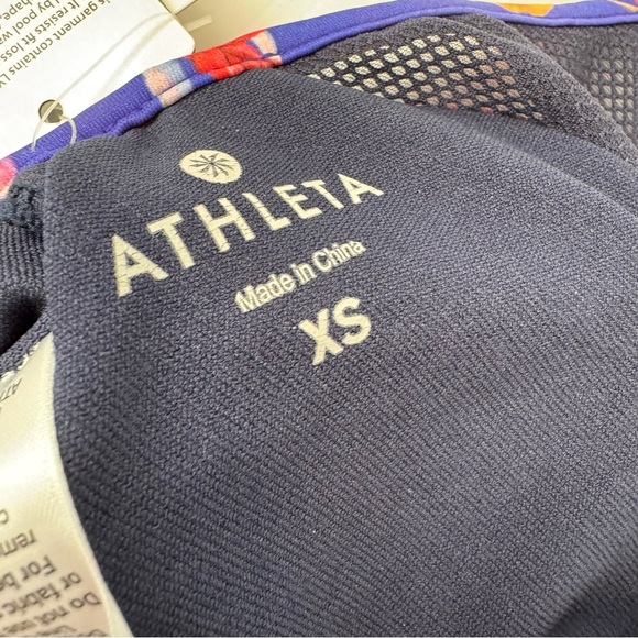 🆕 Athleta Lucia Floral Bikini - Blue and Orange NWT two piece bikini - Picture 9 of 9